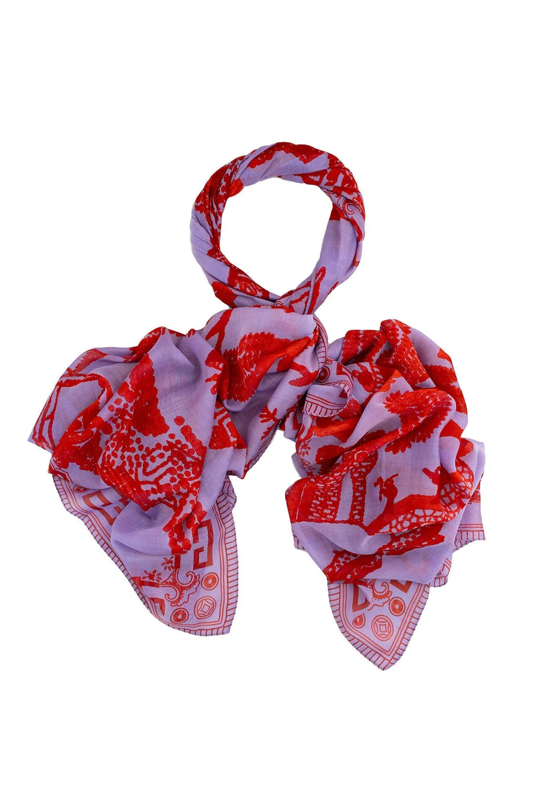 Giant Willow Violet Scarf