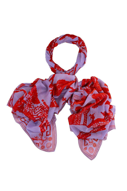 Giant Willow Violet Scarf