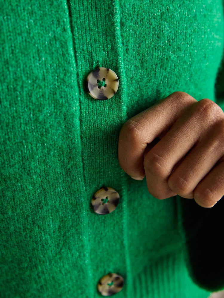 Esme Relaxed Knitted Button Up Cardigan