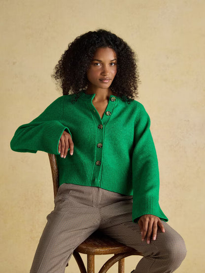 Esme Relaxed Knitted Button Up Cardigan