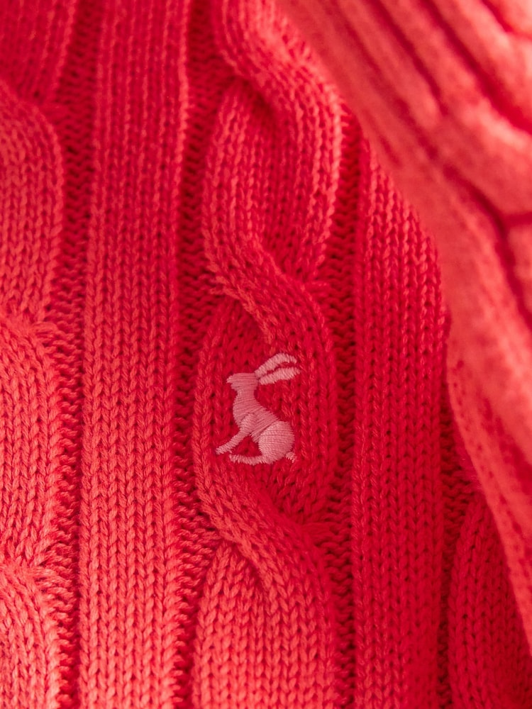 Classic Cable Cotton Crew Neck Jumper
