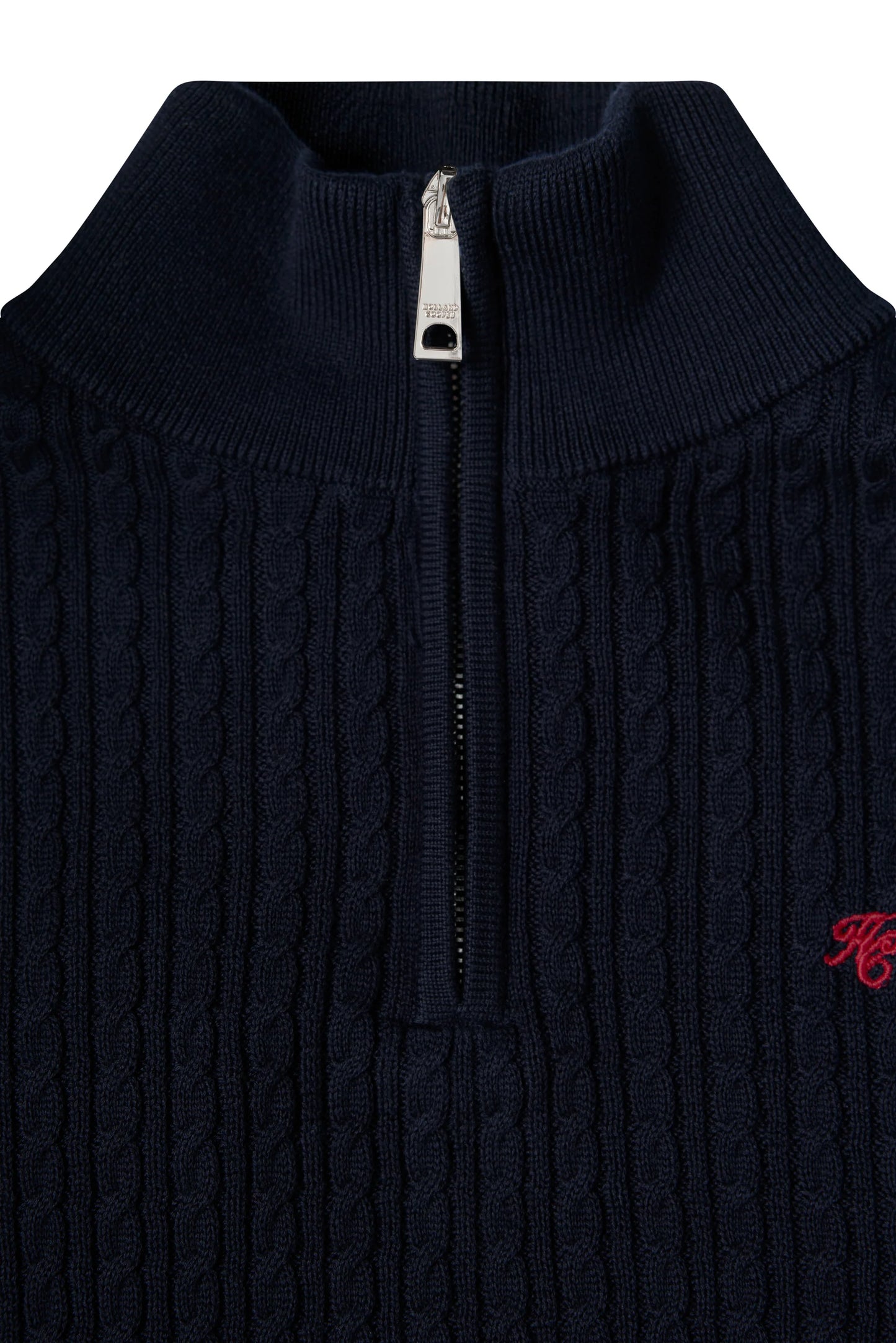 Fine Quarter Zip Knit