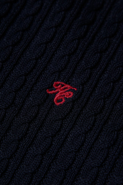 Fine Quarter Zip Knit