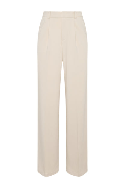 Pleated Wide Leg Trouser