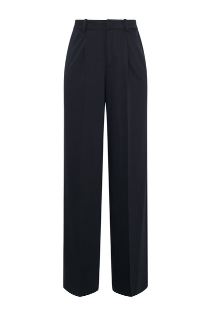 Pleated Wide Leg Trouser