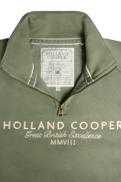 Sporting Goods Zip Henley