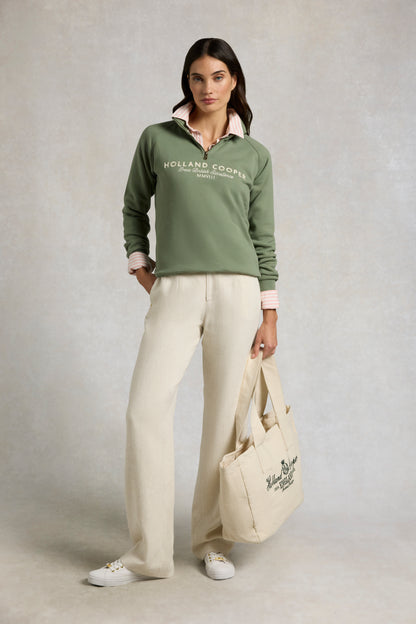Sporting Goods Zip Henley