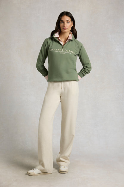 Sporting Goods Zip Henley