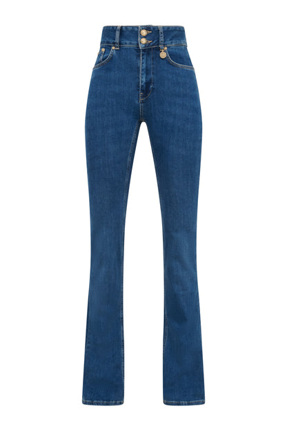 High Rise Flared Jean