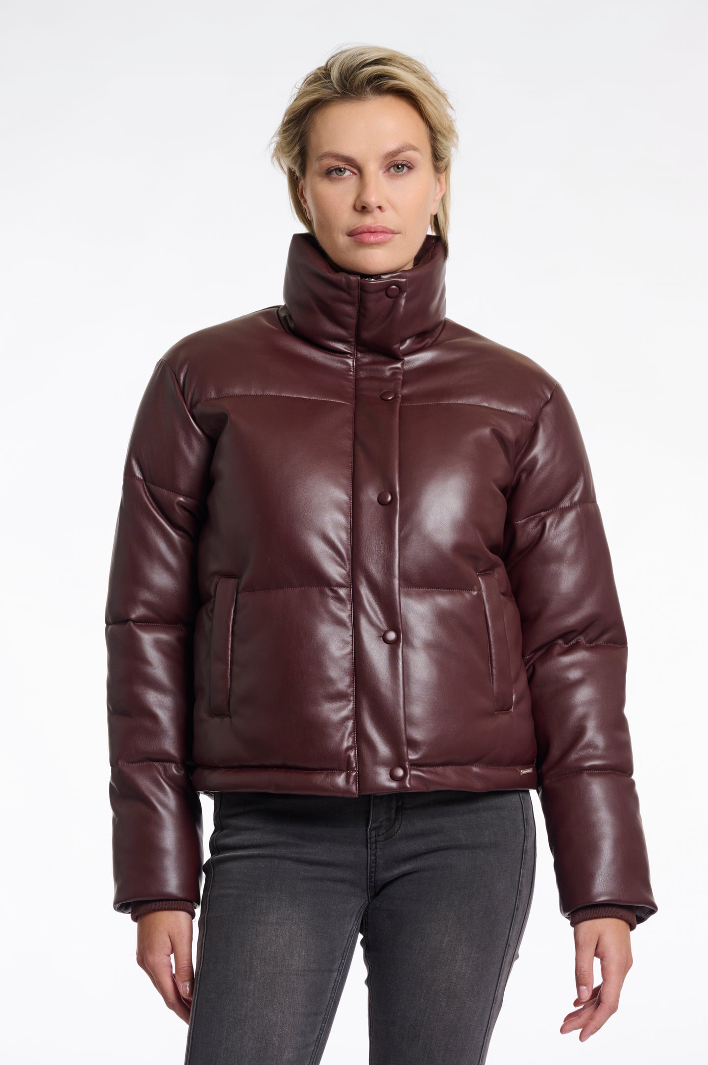 Padded PU jacket