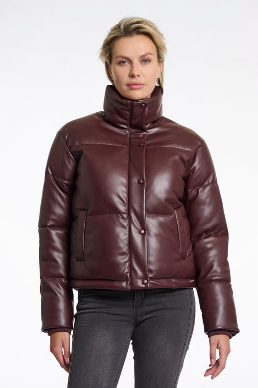 Padded PU jacket