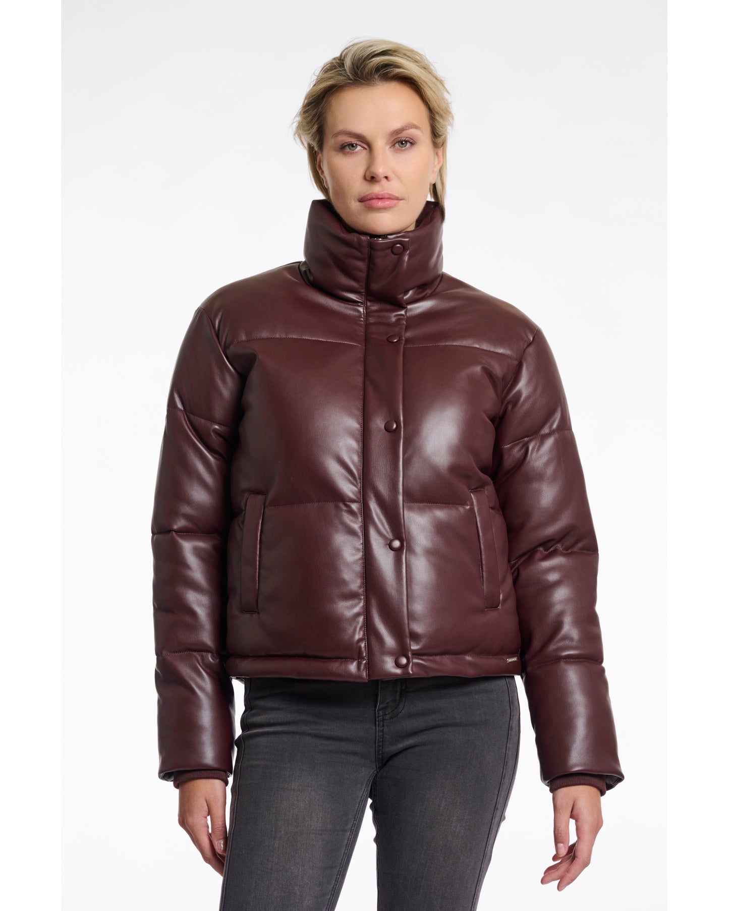 Padded PU jacket