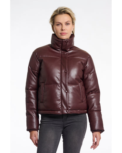 Padded PU jacket
