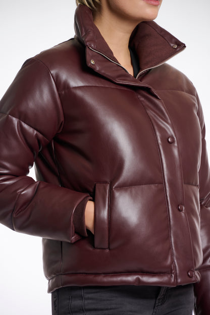 Padded PU jacket
