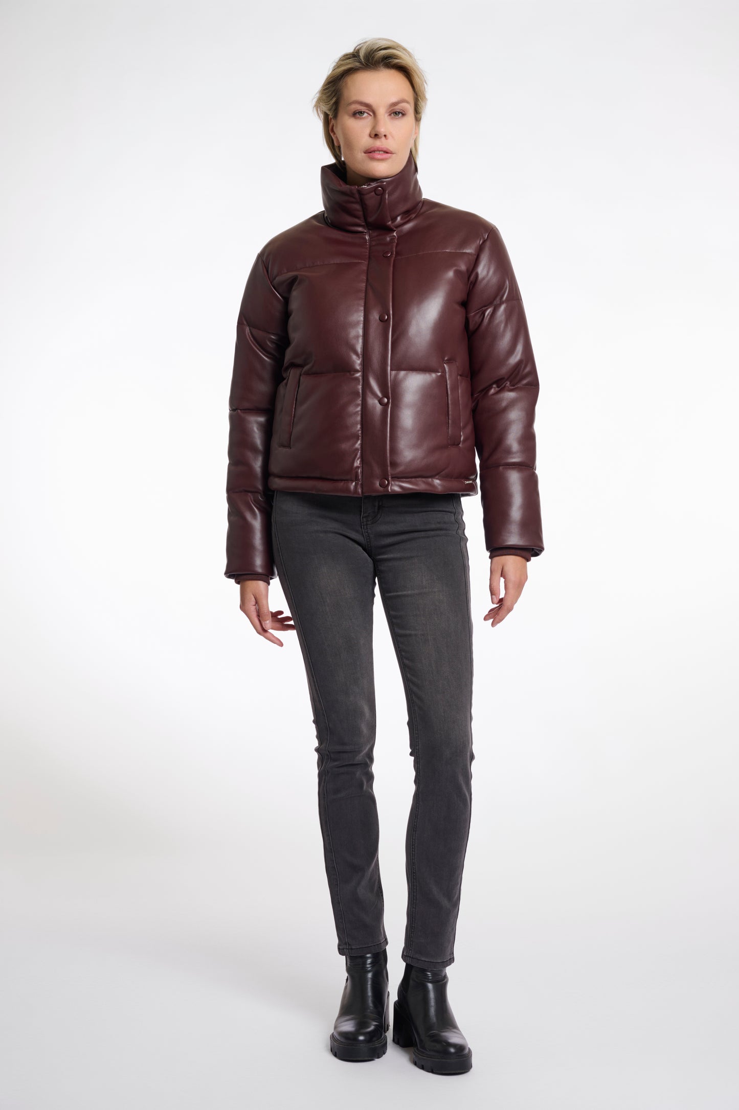 Padded PU jacket