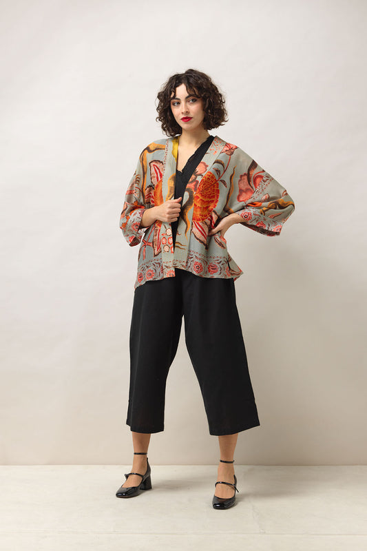 Kimono Joy Grey