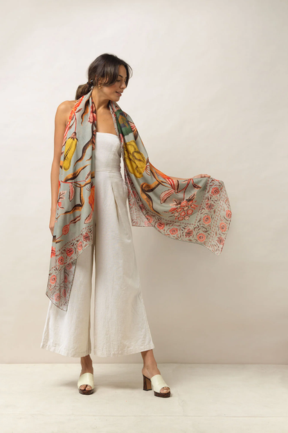 Joy Grey Scarf