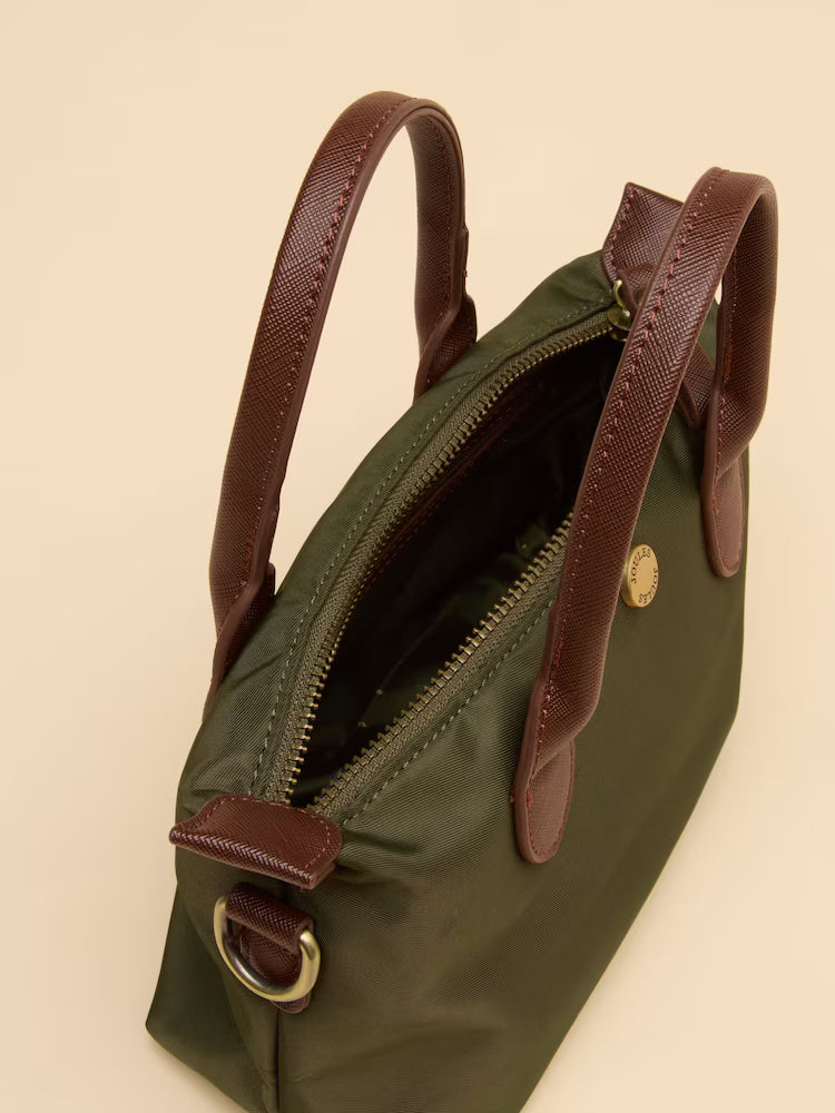 Mini Khaki Green Crossbody Handbag