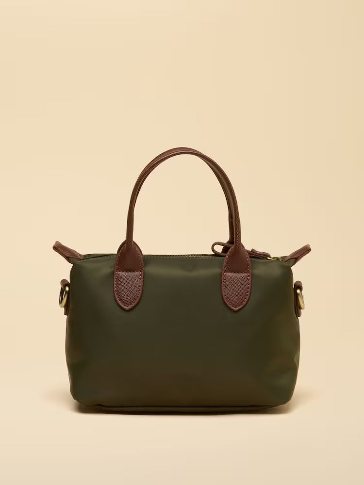 Mini Khaki Green Crossbody Handbag