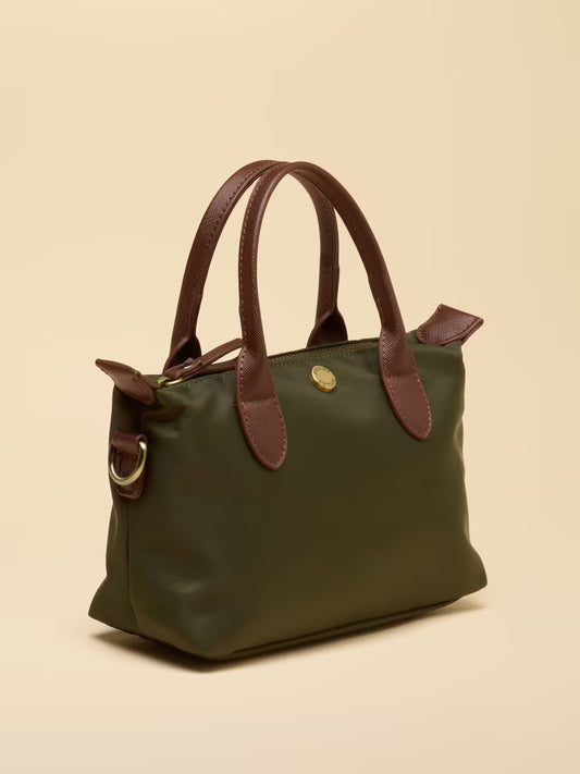 Mini Khaki Green Crossbody Handbag