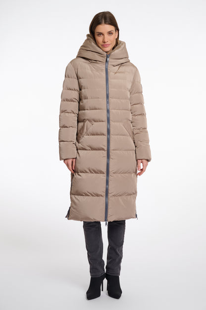 Long Padded Hooded Jacket