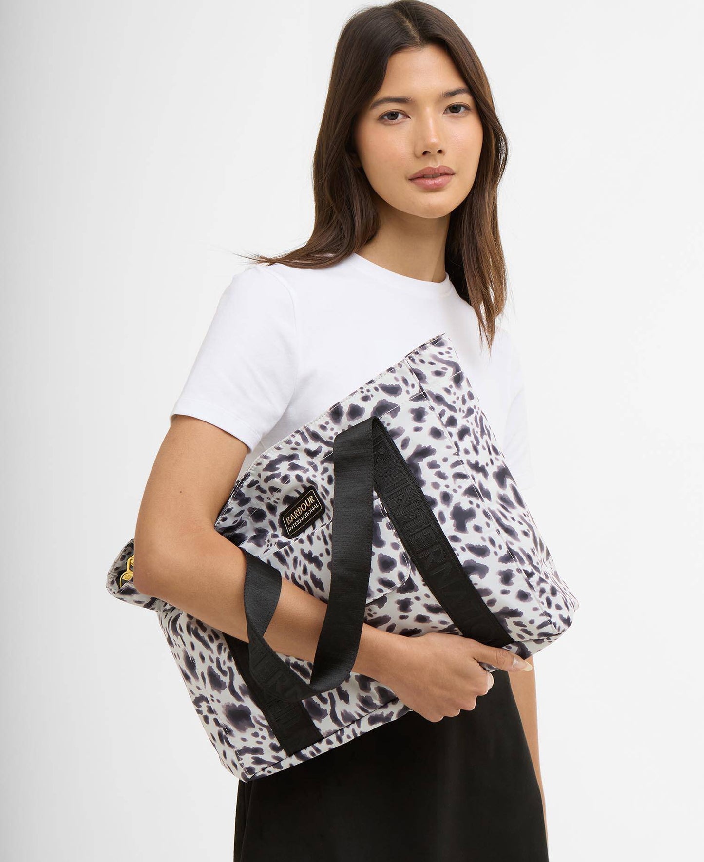 Boulevard Tote Bag - Bio Ink Leopard Print