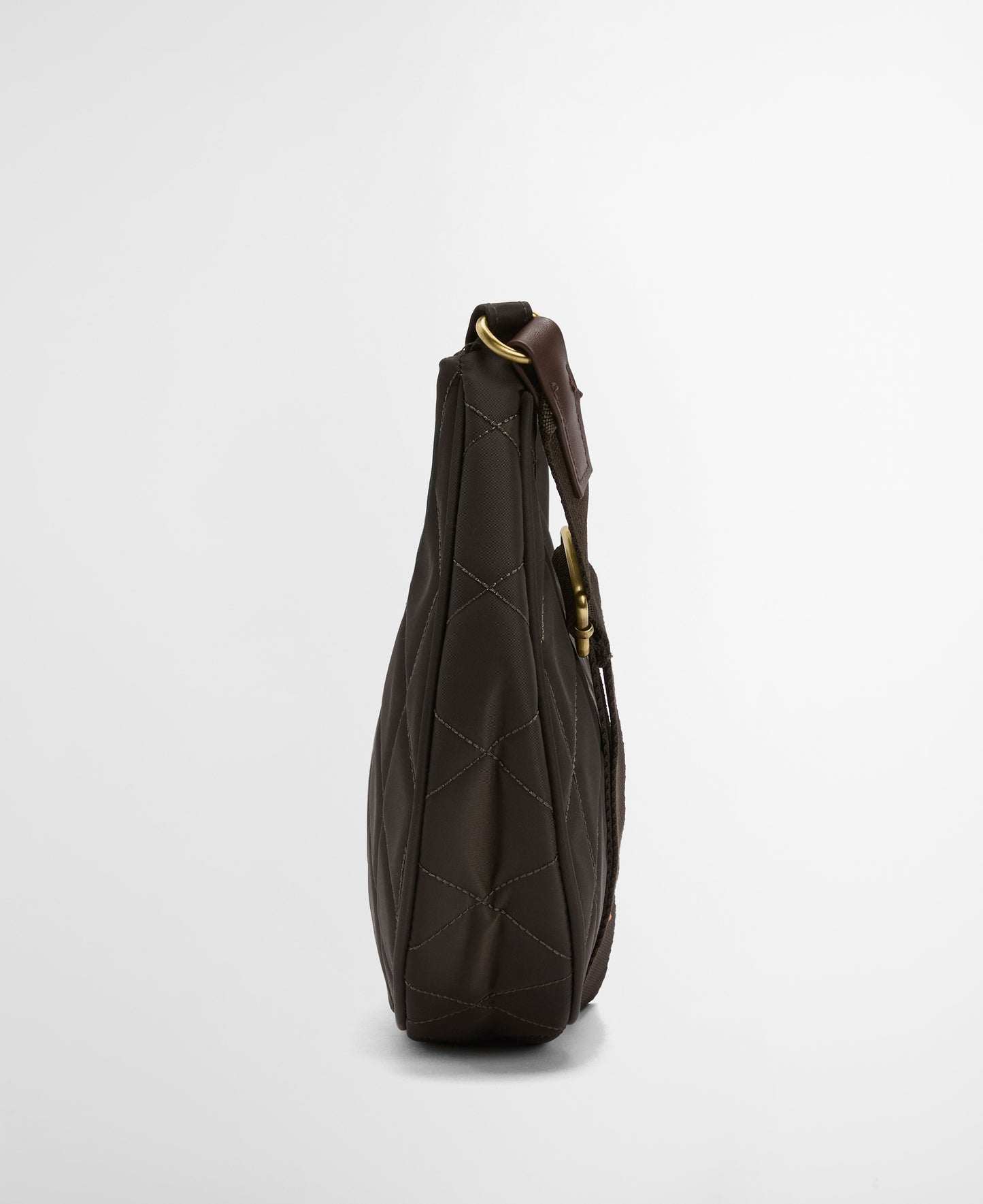 Quilted Sling Shoulder Bag (Olive)