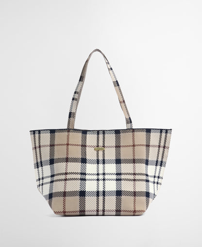 Layla Tartan Large Tote Bag - Rosewood Tartan