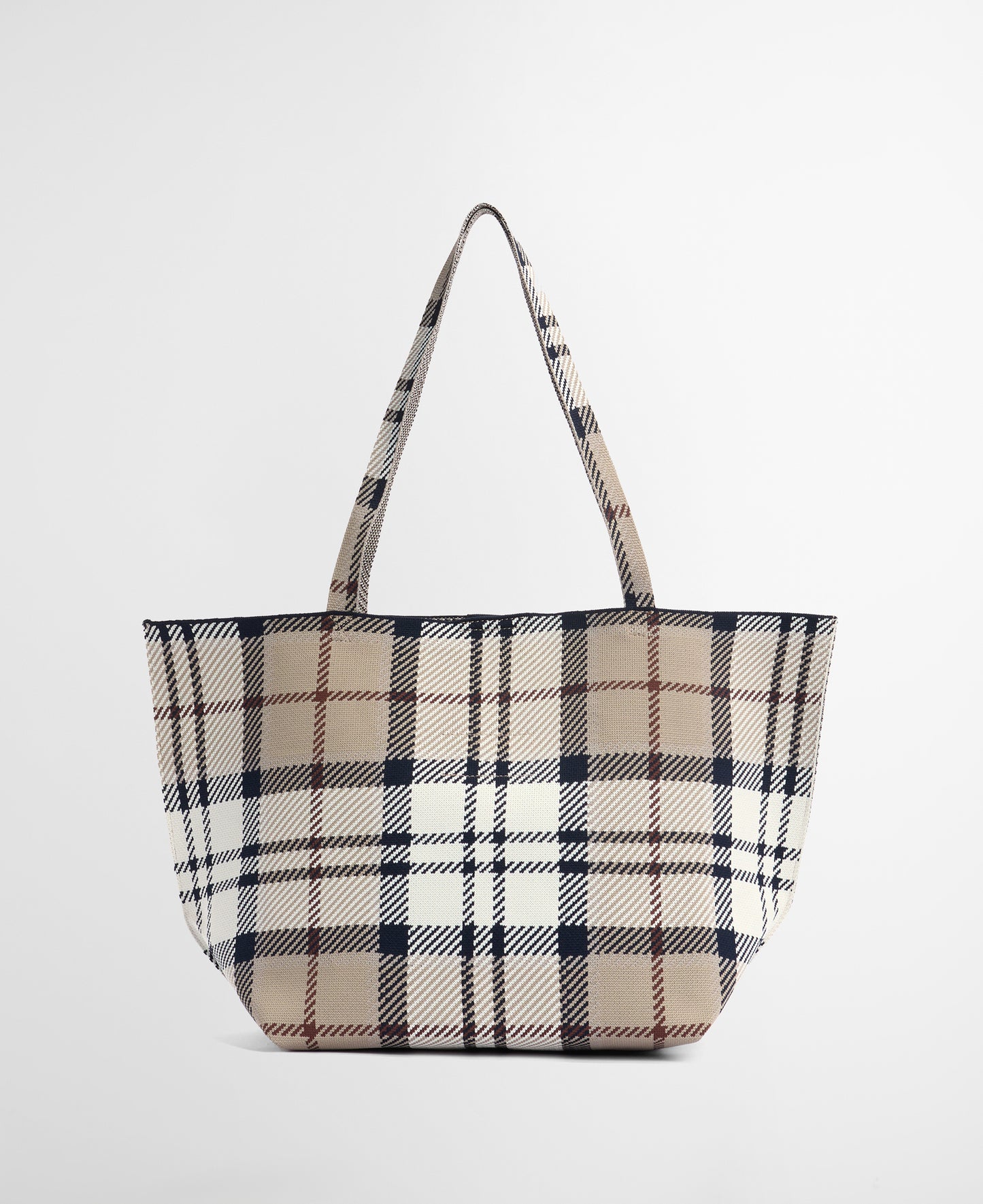 Layla Tartan Large Tote Bag - Rosewood Tartan