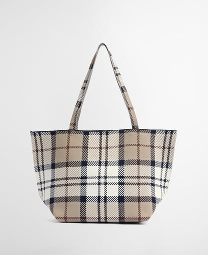 Layla Tartan Large Tote Bag - Rosewood Tartan