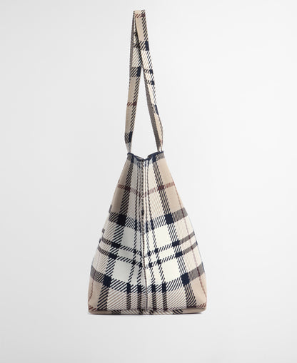 Layla Tartan Large Tote Bag - Rosewood Tartan