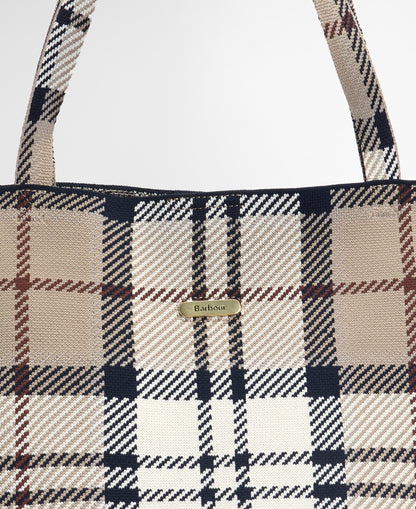 Layla Tartan Large Tote Bag - Rosewood Tartan