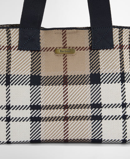 Barbour Layla Tartan Mini Tote Bag - Rosewood Tartan