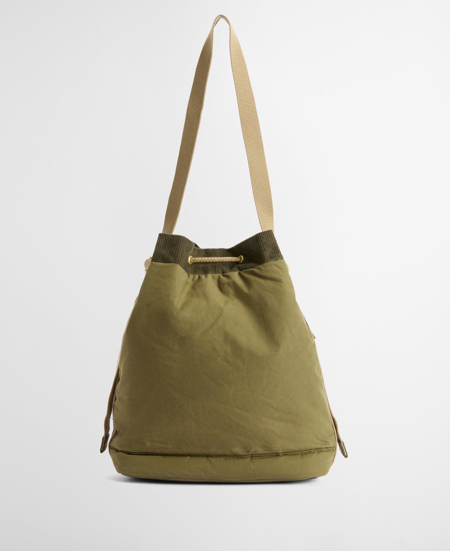 Mia Drawstring Tote Bag - Dusky Green