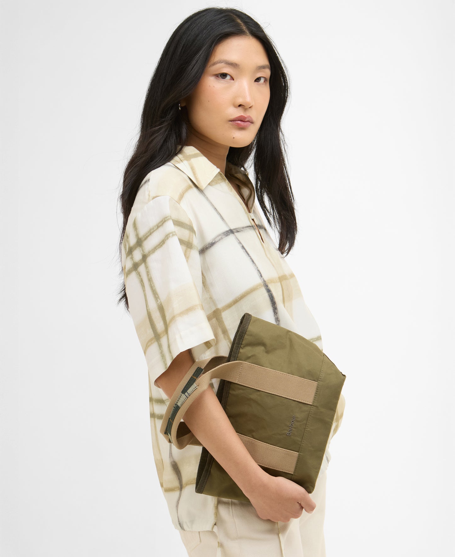 Mini Mya Tote Bag - Dusky Green