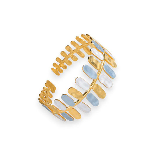 Oval Splice Bangle