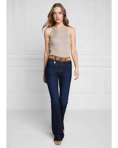 High Rise Flared Jean