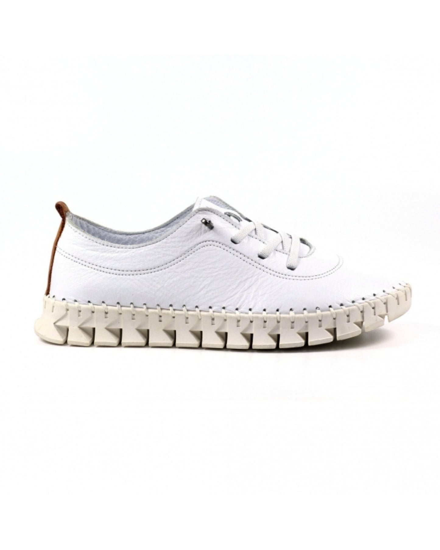 St Austell Leather Plimsoll