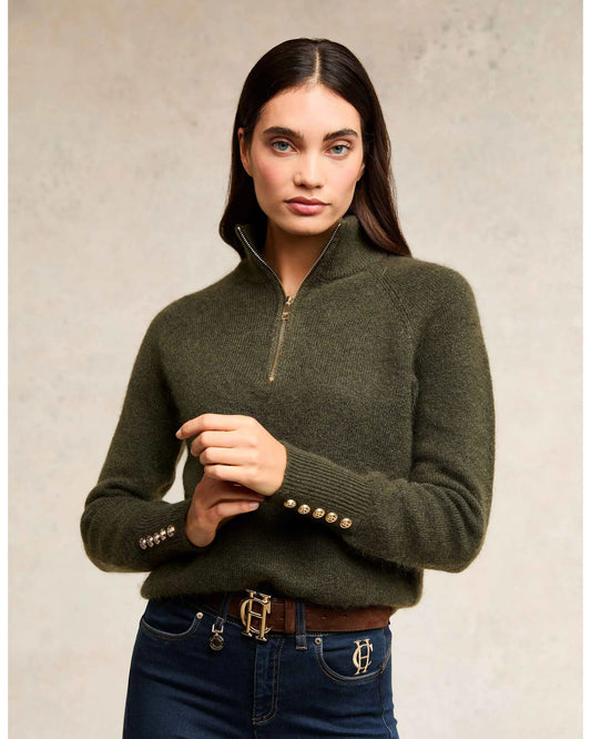 Tori Half Zip Knit