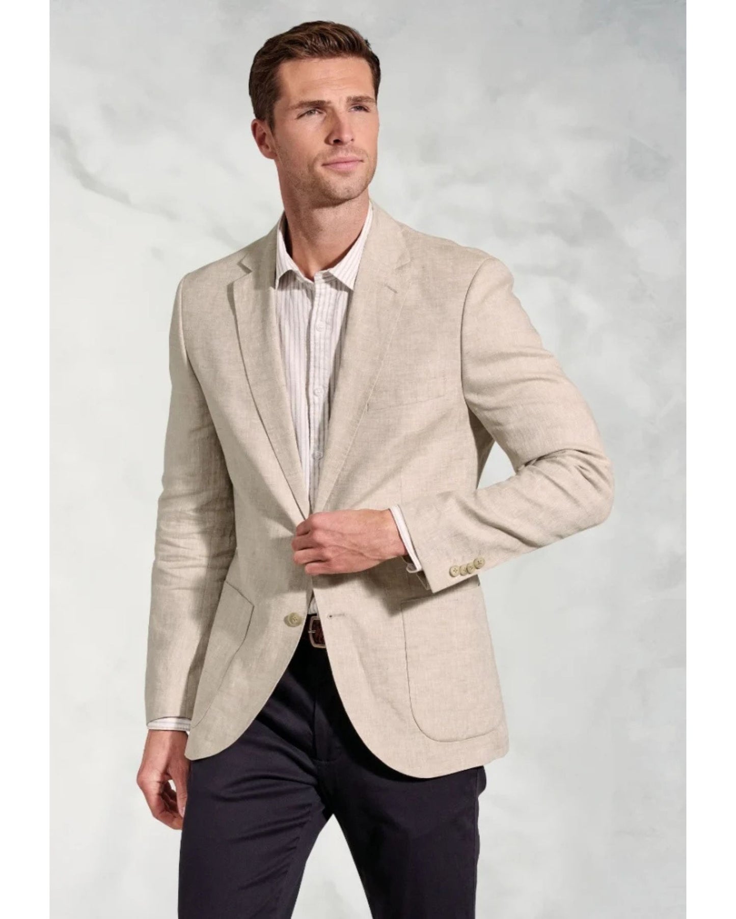 Tailored Fit Eastwood Sand Suit Jacket
