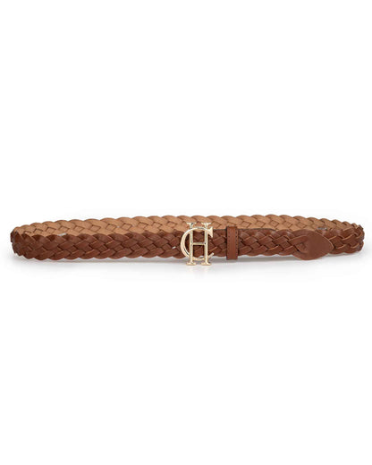 Plaited Slim Belt