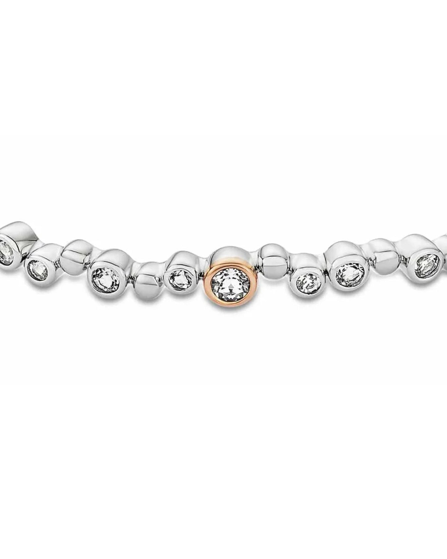 Celebration Sterling Silver Banglet with Topaz