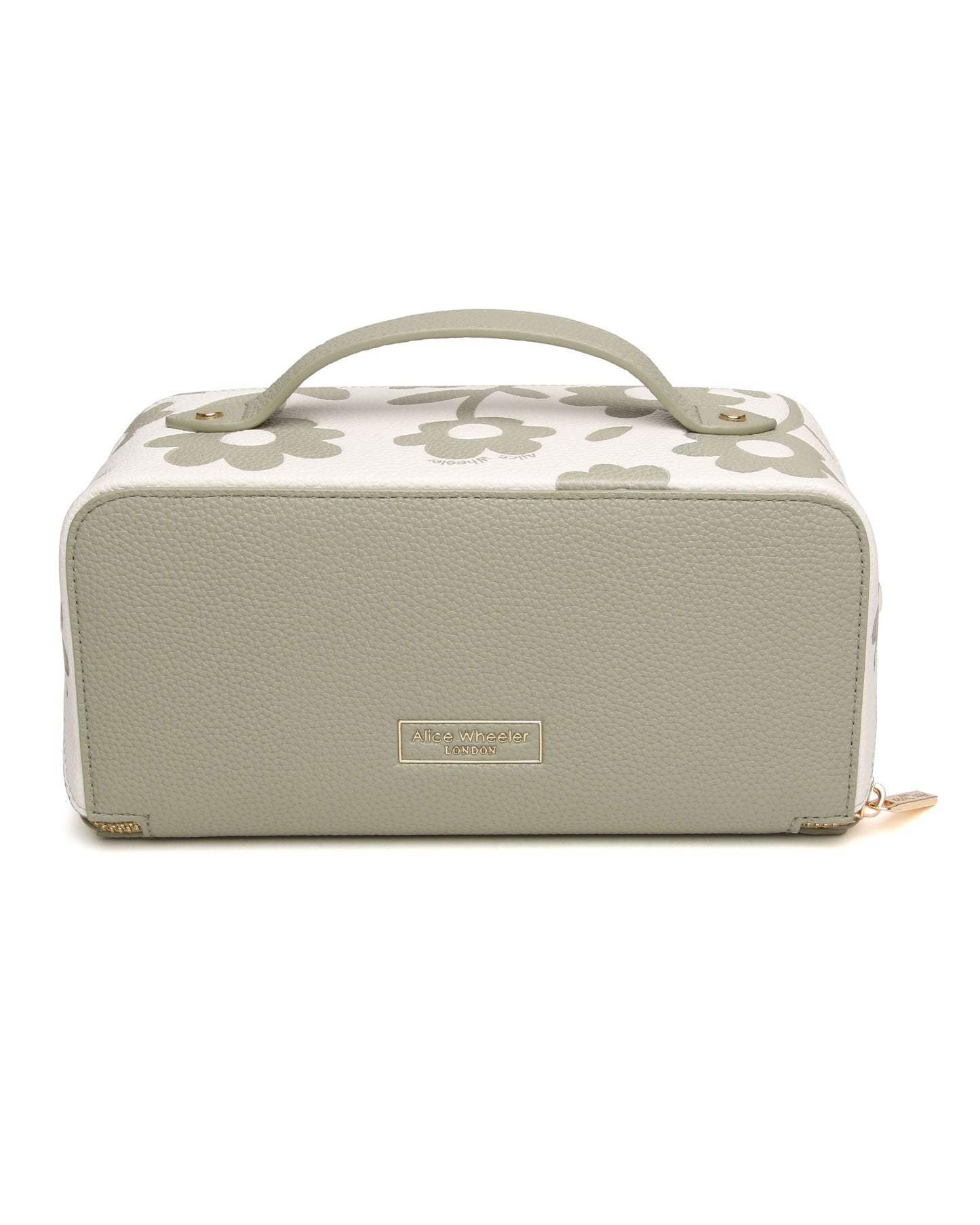 Pistachio - Floral Train Case