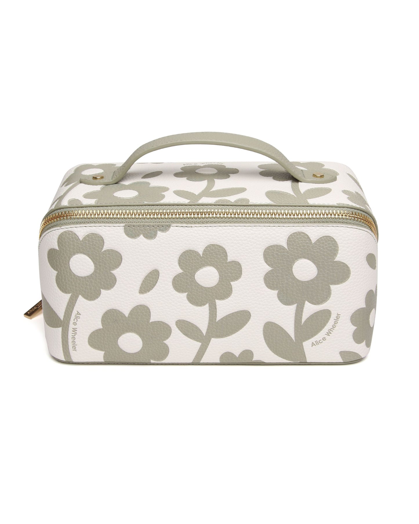 Pistachio - Floral Train Case