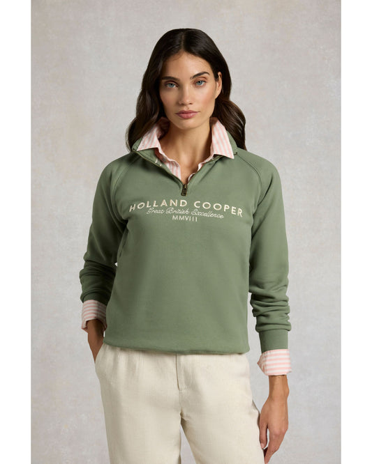 Sporting Goods Zip Henley