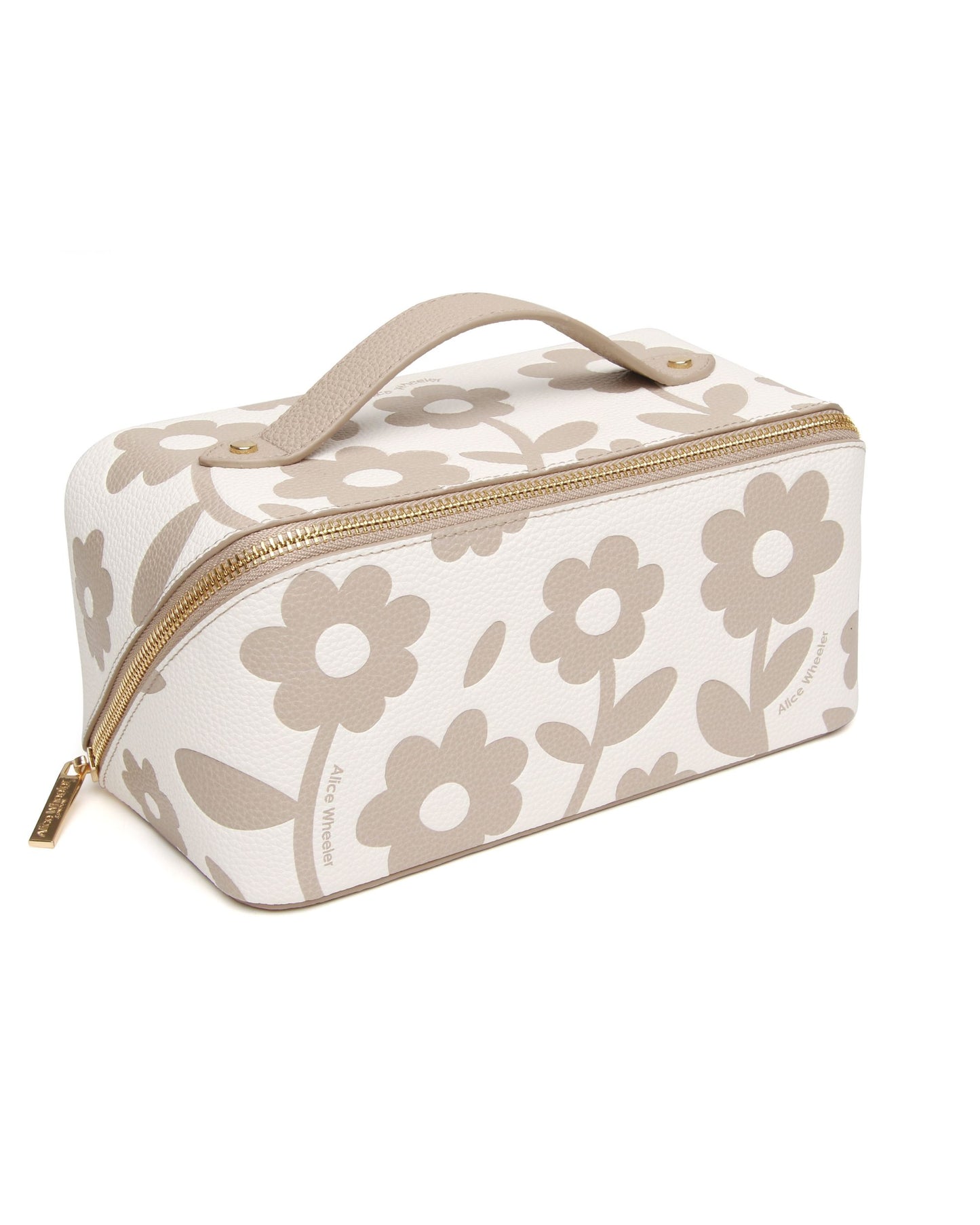 Stone - Floral Mini Train Case