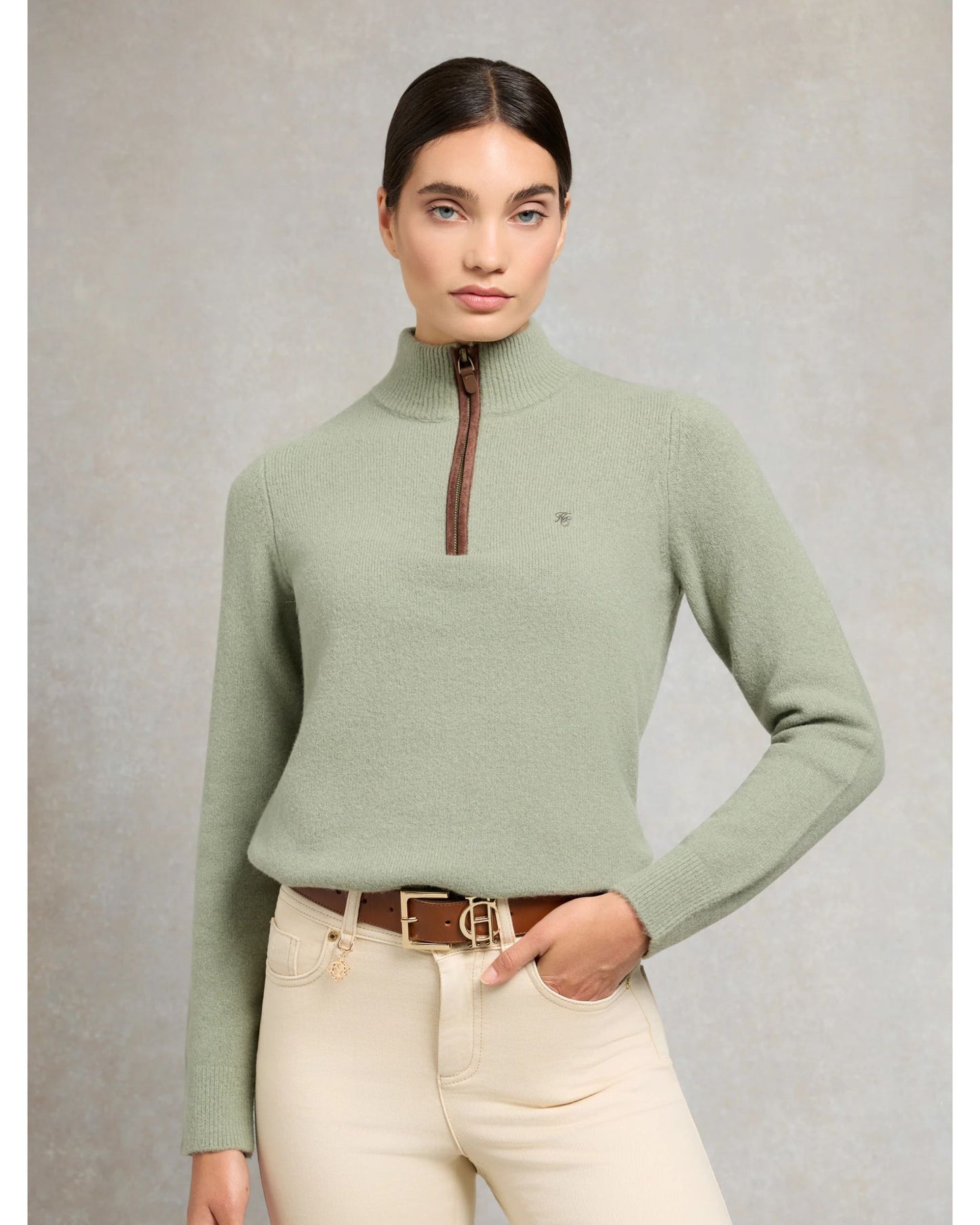 Country Quarter Zip Knit