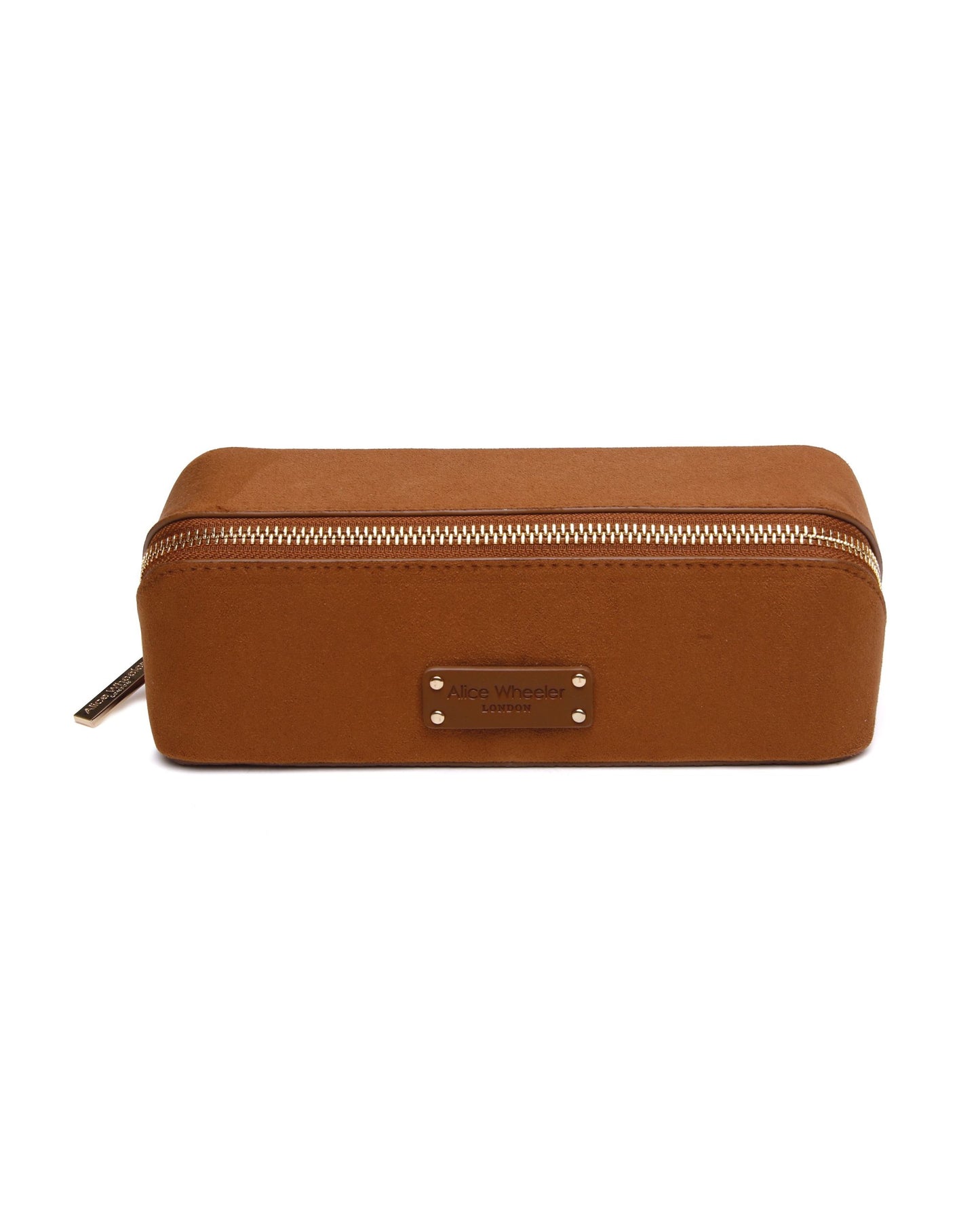 Fudge - Suede Kensington Small Train Case