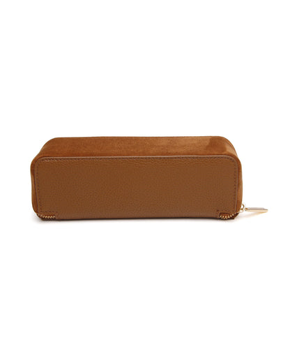 Fudge - Suede Kensington Small Train Case