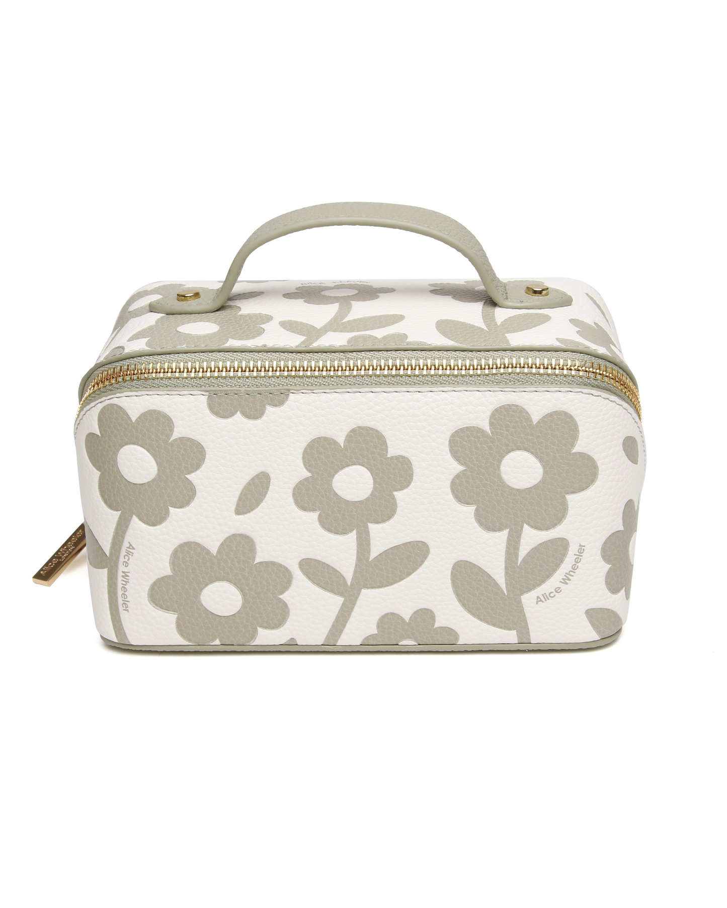 Pistachio - Floral Mini Train case